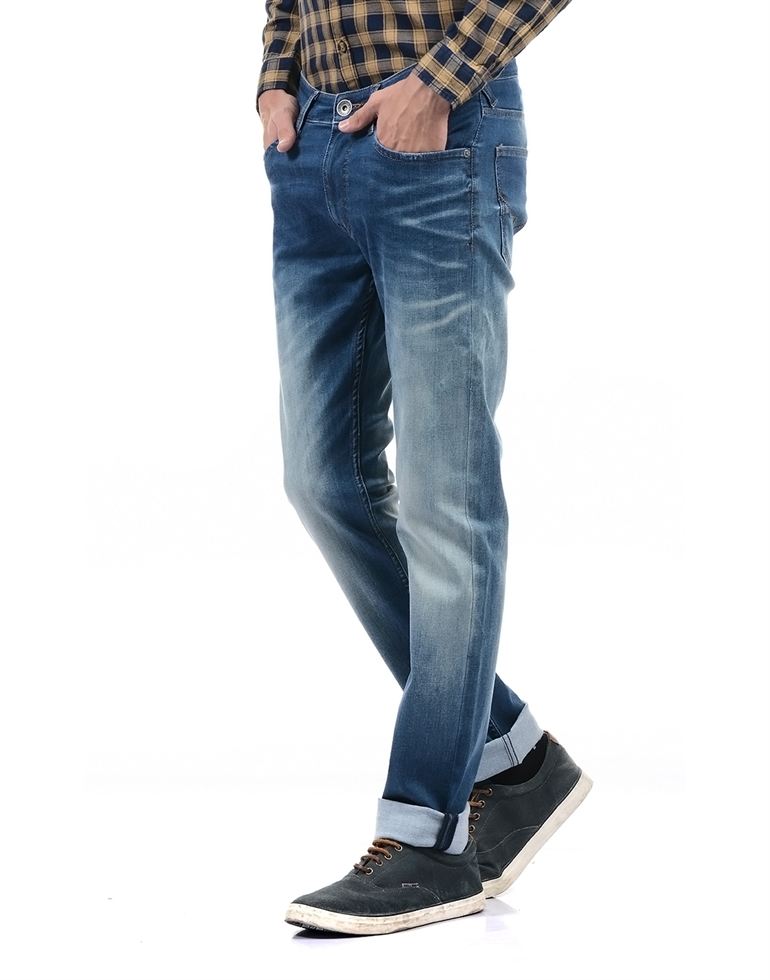 Pepe Jeans London Men Solid Casual Wear Jeans